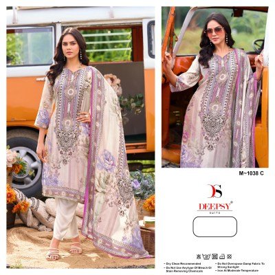 Deepsy Suits M 1038 Abc Viscose Muslin Digital Stitched Rayon Dress Material Wholesale dress material catalogs