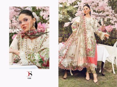 Deepsy Suits Maria B. Mprint 25 2  Unstitched Cotton Suit with Embroidered Top And Chiffon Dupatta Wholesale dress material catalogs