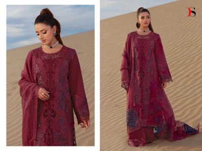 Deepsy Suits Rangrasiya-6 Premium Cotton Embroidered Dress Material Collection dress material catalogs