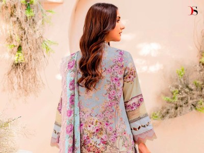 Deepsy suits by Niddle wonder premium 2 pure cotton with heavy cotton print embroidered pakistani suit material catalogue at affordable rate pakistani suit catalogs
