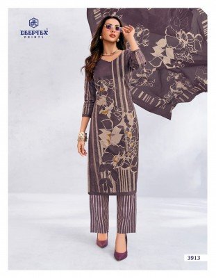 Deeptex Chief Guest Vol 39 Pure Lawn Cotton Unstitched Dress Material Set with Cotton Dupatta Wholesale dress material catalogs
