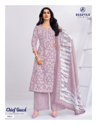 Deeptex Chief Guest Vol-44 Heavy Cotton Dress Material Collection dress material catalogs