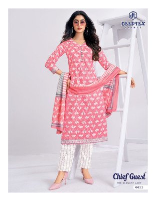 Deeptex Chief Guest Vol-44 Heavy Cotton Dress Material Collection dress material catalogs