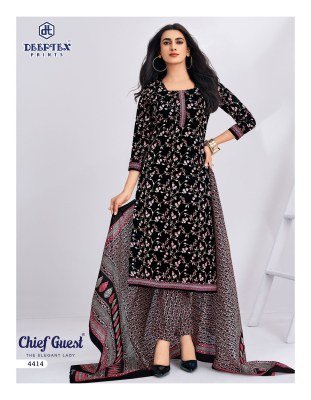 Deeptex Chief Guest Vol-44 Heavy Cotton Dress Material Collection dress material catalogs