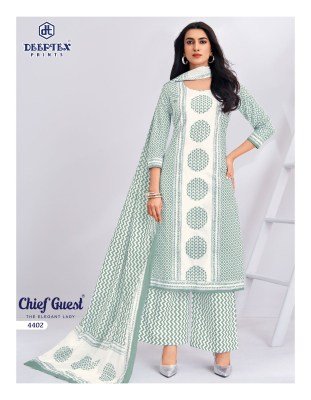 Deeptex Chief Guest Vol-44 Heavy Cotton Dress Material Collection dress material catalogs