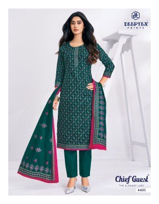 Deeptex Chief Guest Vol-44 Heavy Cotton Dress Material Collection dress material catalogs