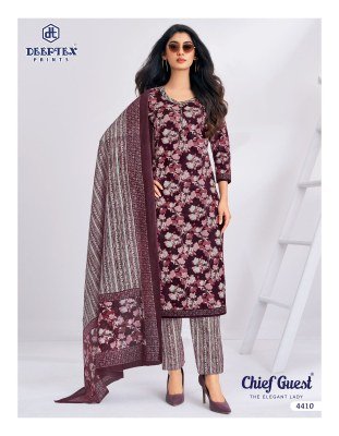 Deeptex Chief Guest Vol-44 Heavy Cotton Dress Material Collection dress material catalogs