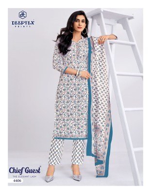 Deeptex Chief Guest Vol-44 Heavy Cotton Dress Material Collection dress material catalogs