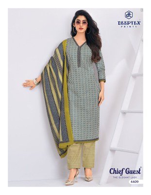 Deeptex Chief Guest Vol-44 Heavy Cotton Dress Material Collection dress material catalogs
