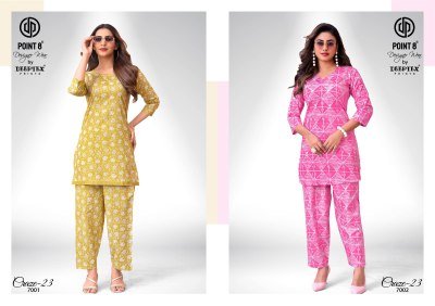 Deeptex Craze-23 Vol 7 Premium Cotton Co-Ord Set co ord set catalogs