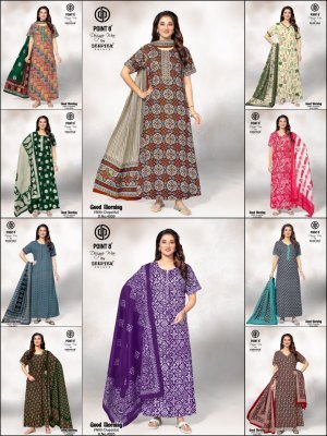Deeptex Good Morning Vol 4 Premium Cotton Nighty with Jointless Front And Back Pocket   Printed Dupatta Wholesale night wear catalogs
