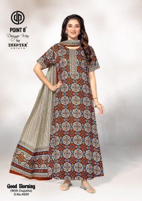 Deeptex Good Morning Vol 4 Premium Cotton Nighty with Jointless Front And Back Pocket   Printed Dupatta Wholesale night wear catalogs
