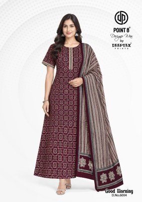 Deeptex Good Morning Vol-6 Pure Cotton Nighty Gown with Dupatta night wear catalogs