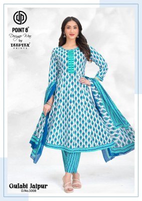 Deeptex Gulabi Jaipur Vol 5 Readymade Cotton Anarkali Suits  readymade suit catalogs