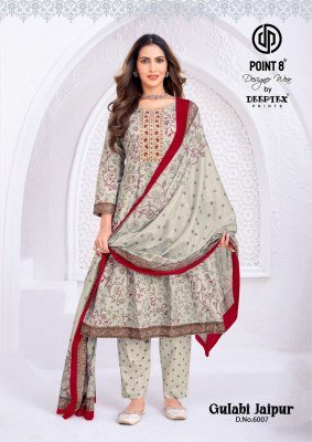 Deeptex Gulabi Jaipur Vol-6 Heavy Cotton Printed Anarkali Kurti Pant with Dupatta fancy Anarkali suit catalogs