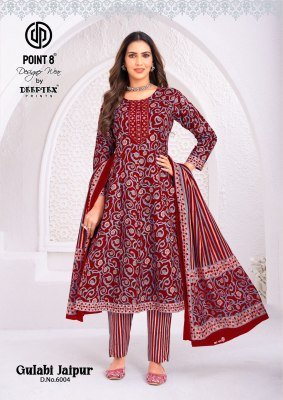 Deeptex Gulabi Jaipur Vol-6 Heavy Cotton Printed Anarkali Kurti Pant with Dupatta fancy Anarkali suit catalogs