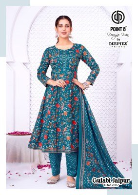 Deeptex Gulabi Jaipur Vol-7 3-Piece Anarkali Kurti Pant Dupatta Set kurti pant with dupatta Catalogs