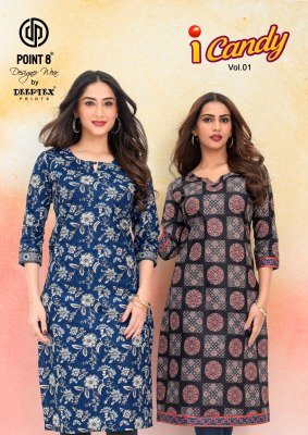 Deeptex I Candy Vol. 1 100% Cotton Readymade Kurti Deeptex 