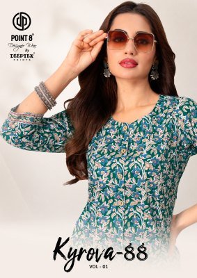 Deeptex Kyrova-88 Vol-1 A-Line Long Cord Set – Pure Cotton Printed Top & Bottom 