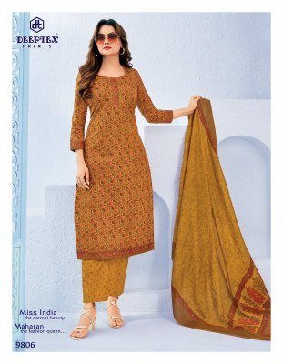 Deeptex Miss India Vol-98 Pure Cotton Dress Material Collection dress material catalogs