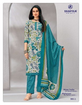 Deeptex Miss India Vol-99 Pure Cotton Printed Dress Material dress material catalogs