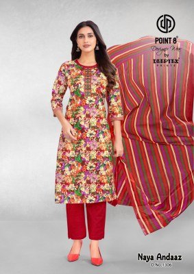 Deeptex Naya Andaaz Vol 13 Designer Pure Cotton Printed Kurti Pant Set with Matching Dupatta Wholesale kurtis catalogs