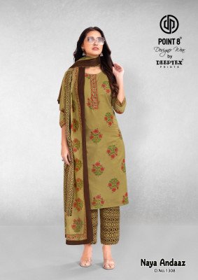 Deeptex Naya Andaaz Vol 13 Designer Pure Cotton Printed Kurti Pant Set with Matching Dupatta Wholesale kurtis catalogs