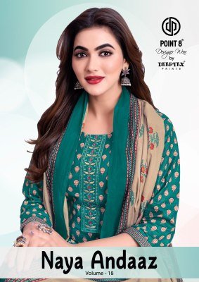 Deeptex Naya Andaaz Vol 18 Pure Cotton Suit Wholesale 