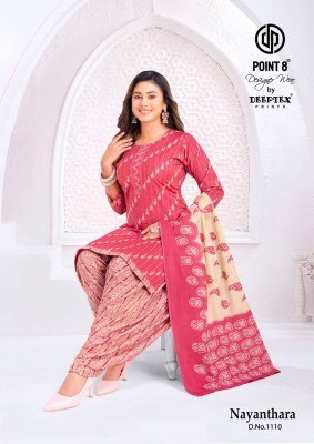 Deeptex Nayanthara Vol-11 Pure Cotton Printed Patiyala Dress Set with Dupatta readymade suit catalogs