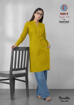 Deeptex Nivedita Vol 7 Cotton Flex Readymade Kurti Collection Catalogue kurtis catalogs