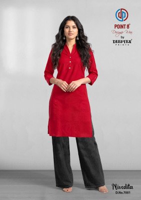Deeptex Nivedita Vol 7 Cotton Flex Readymade Kurti Collection Catalogue kurtis catalogs