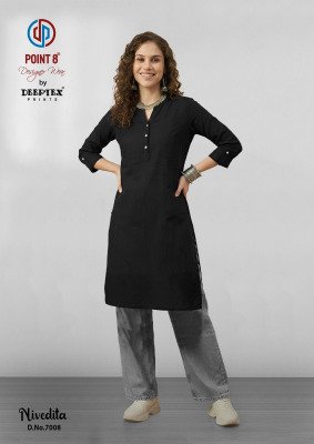 Deeptex Nivedita Vol 7 Cotton Flex Readymade Kurti Collection Catalogue kurtis catalogs