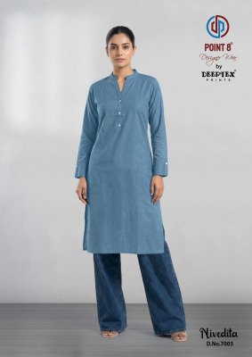 Deeptex Nivedita Vol 7 Cotton Flex Readymade Kurti Collection Catalogue kurtis catalogs