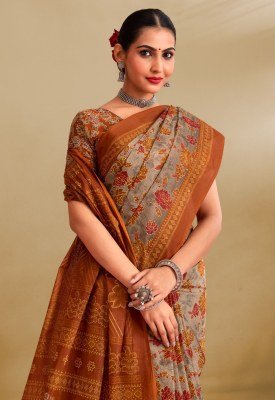 Deeptex Prime Time Vol-21 Heavy Cotton Printed Saree with Printed Blouse sarees catalogs