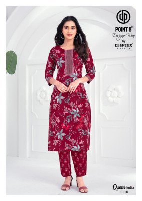 Deeptex Queen India Vol 11 Kurti With Pant Set Cataloge  kurtis catalogs