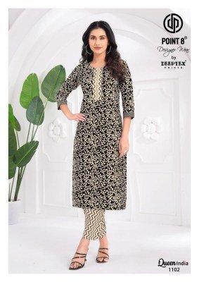 Deeptex Queen India Vol 11 Kurti With Pant Set Cataloge  kurtis catalogs
