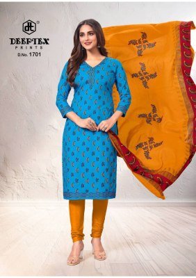 Deeptex Tradition Vol 17 Dress Material  heavy cotton catalogue wholesale rate  Deeptex suits 