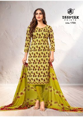 Deeptex Tradition Vol 17 Dress Material Unstitched Fabric Cotton Wholesale kurtis catalogs
