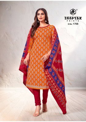 Deeptex Tradition Vol 17 Dress Material Unstitched Fabric Cotton Wholesale kurtis catalogs