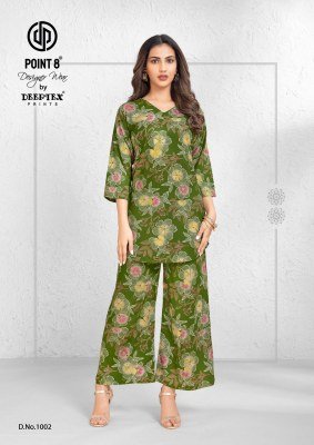 Deepttex Style Up Vol 1 Heavy Rayon CoOrd Sets Wholesale Discharge And Foil Print Ready Made Ethnic Wear kurtis catalogs