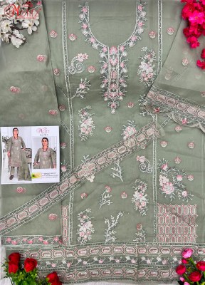 Design No 783 by Motifz Organza Embroidered unstitched dress material collection salwar kameez catalogs