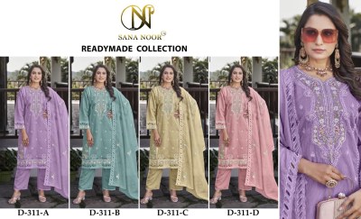 Design no 311 by Sana Noor Kota cheks Heavy embroidered Readymade suit catalogue at affordable rate readymade suit catalogs