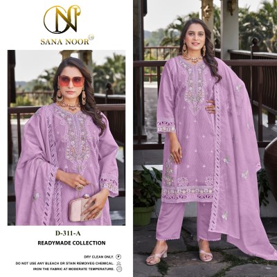 Design no 311 by Sana Noor Kota cheks Heavy embroidered Readymade suit catalogue at affordable rate readymade suit catalogs
