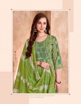 Designer Anarkali Suit Taniksh Savan Vol 1 Poly Viscose Print Embroidery Work Kurti Pant And Chanderi Dupatta Wholesale  kurtis catalogs