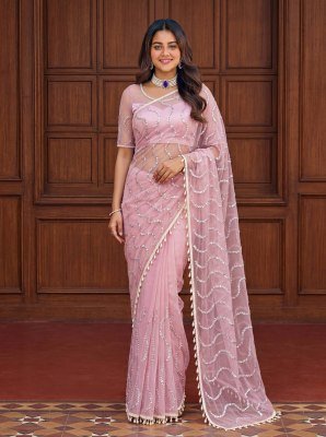 Designer Handwork Saree DN 5173 – Net Beads, Sequin and Pearl Embroidery Collection sarees catalogs