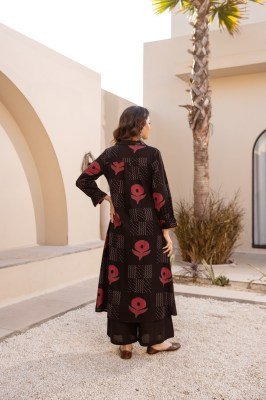 Designer Palazzo Set Natural Cotton Flex with Printed Kurti & Palazzo wholesale catalogs