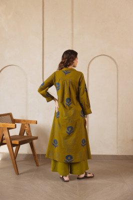 Designer Palazzo Set Natural Cotton Flex with Printed Kurti & Palazzo Fancy Palazzo suit catalogue