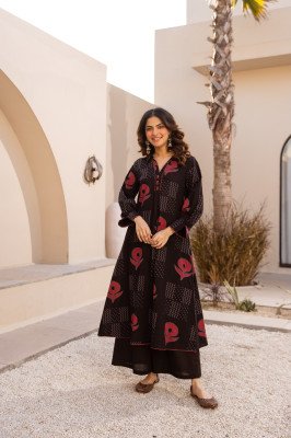 Designer Palazzo Set Natural Cotton Flex with Printed Kurti & Palazzo Fancy Palazzo suit catalogue