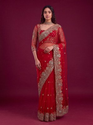 Designer Party Wear Saree DVD ON5193  Net Sequin Embroidery Work sarees