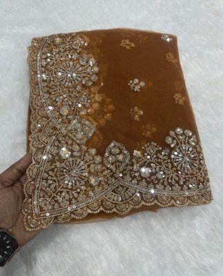 Designer Party Wear Saree DVD ON5193  Net Sequin Embroidery Work sarees